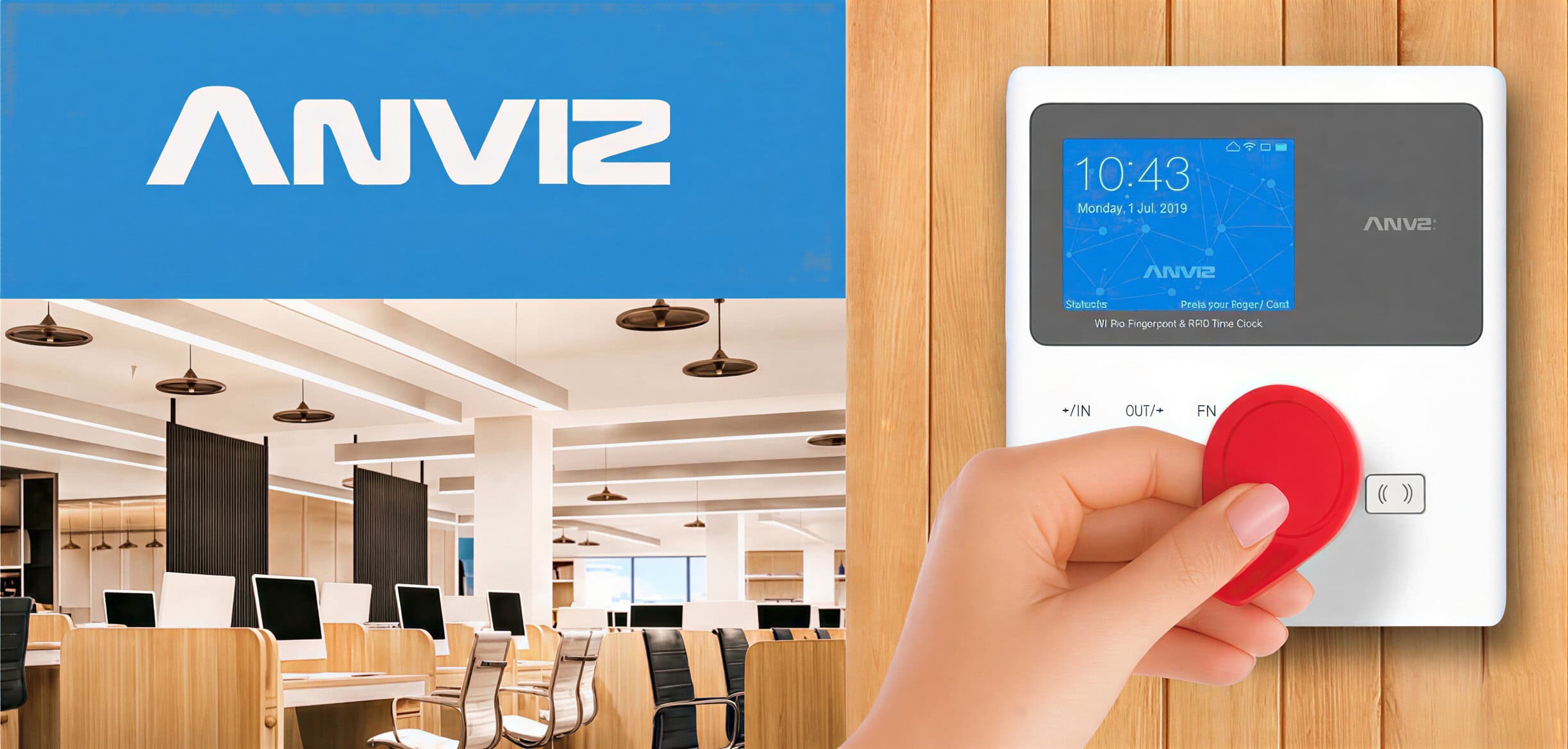 Sistemas de Presencia y Control de Horario Laboral en Madrid ANVIZ