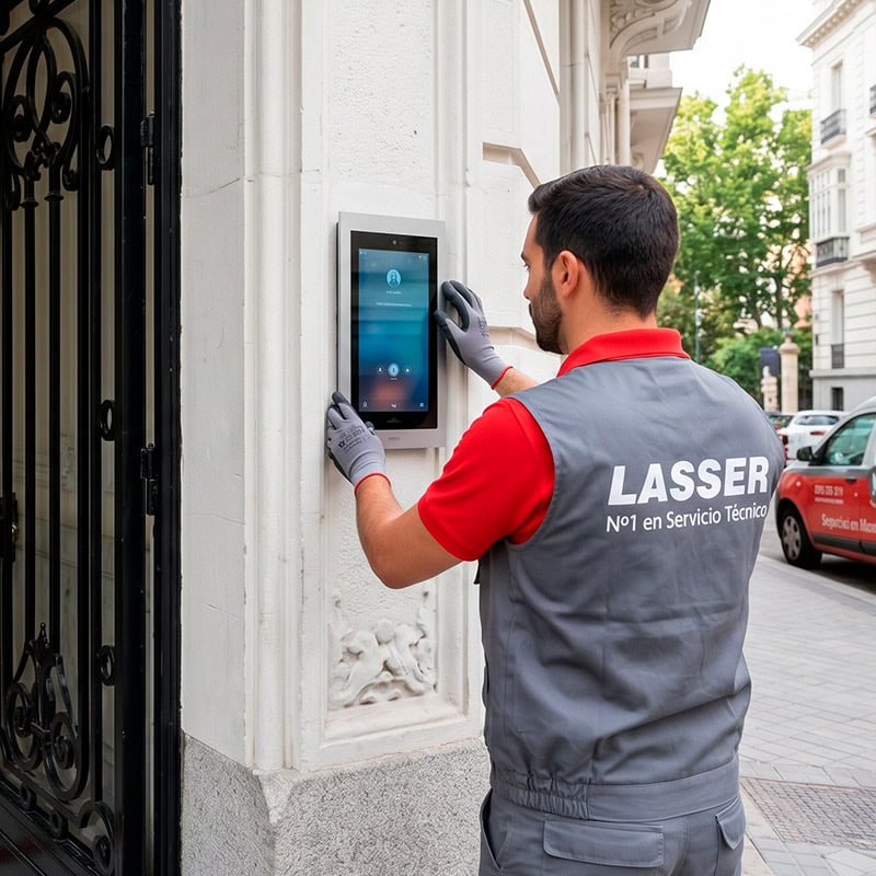 instalacion-portero-control-accesos-madrid-empresa-homologada-lasser-centro-presupuesto